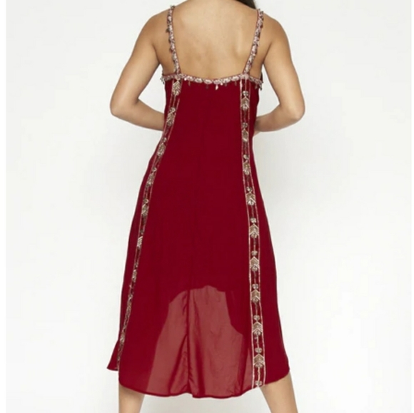 Women boho gypsy high low dress - Picture 4 of 4